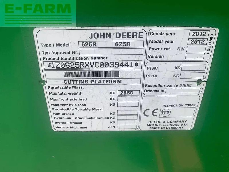 John Deere cts 9780
