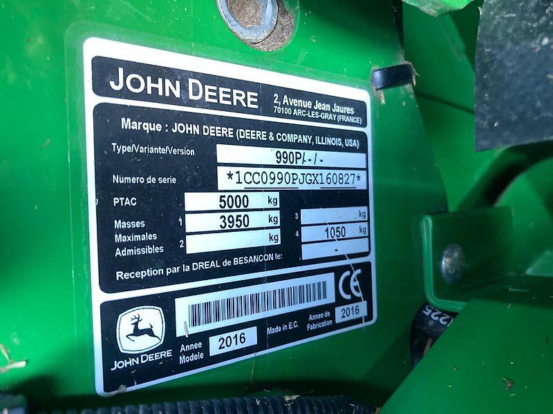 John Deere 990 Maxi Cut 25
