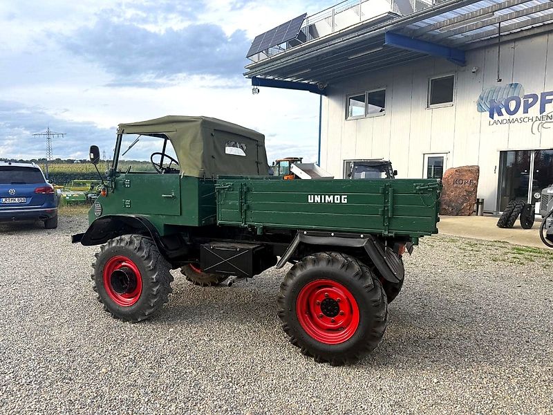 Mercedes-Benz Mercedes Unimog U 411 komplett restauriert, FZ, FH, Heckkrafthebe, Kippritsche