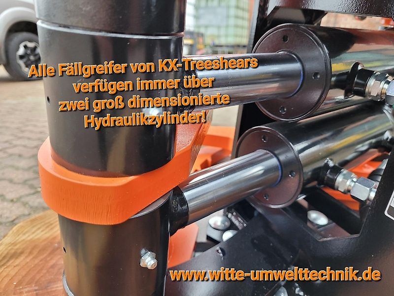 KX-TreeShears Preisknaller zur Agritechnica! KX-Treeshears KX- 280 Fällgreifer, Baumschere zu Sonderpreis!!!