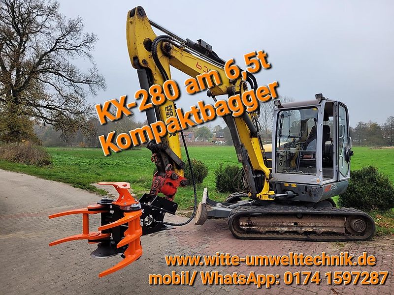 KX-TreeShears Preisknaller zur Agritechnica! KX-Treeshears KX- 280 Fällgreifer, Baumschere zu Sonderpreis!!!