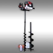 Jansen Erdbohrgerät Einmann Jansen EBG-100, 100+200mm Bohrer, 3 PS, Bohrgerät