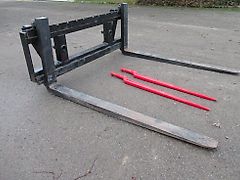 InterAgri Palettengabel 120cm 2,5T mit 2 Ballenzinken TOP ANGEBOTE!!!