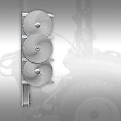 Jansen Astsäge (nur Kopf) Jansen AS-400K, Astschere, Traktor, 900 mm Breite, 3 Blatt