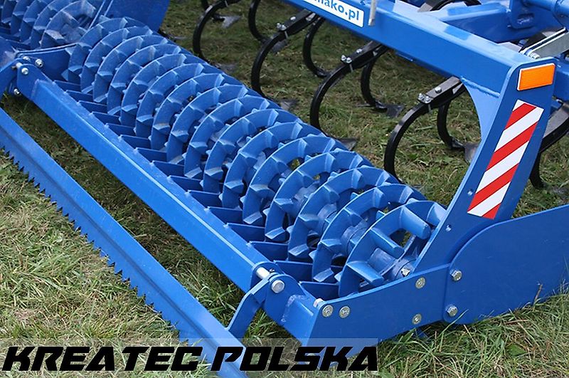 Rolmako Saatbettkombination kompakt U 684 mit Zinken SX, gehängte Version, Breiten von 2,5 m bis 4,5 m