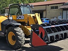 Krokodilzange Greifschaufel 2,0 M Frontlader Radlader Euroaufnahme 200 CM