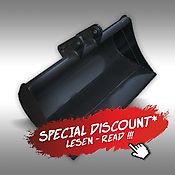 Jansen Schaufel 900 mm für Heckbagger Jansen BHM / BHSM, Anbaubagger