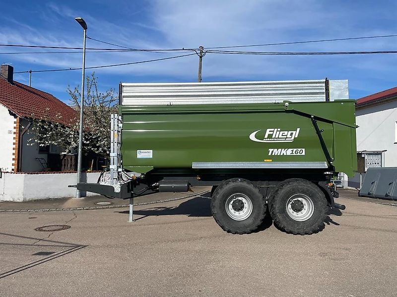 Fliegl TMK 160 FOX Muldenkipper, Kipper Anhänger Traktor
