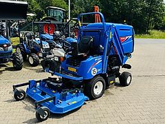 Iseki SF 237 mit Mähwerk und Gras- und Laubsammler GLS 140 Grillo