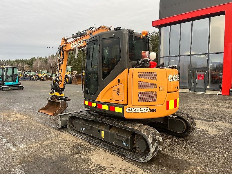 Case CX 85 D / Engcon, Kauha, Rasvari