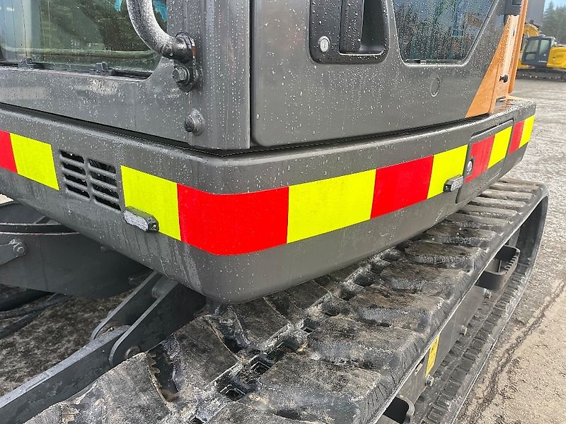 Case CX 85 D / Engcon, Kauha, Rasvari