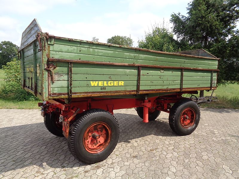 Welger DK 120-2 Typ 3Seitenkipper mit Zusätzliche Bordwände und Dreiecke für Planengestell