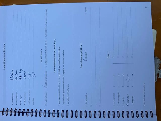 Potain AF 519 Torenkraan Bouwkraan Kraan Verzetbaar Radiografisch