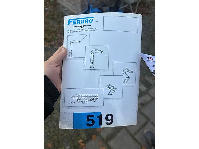 Potain AF 519 Torenkraan Bouwkraan Kraan Verzetbaar Radiografisch