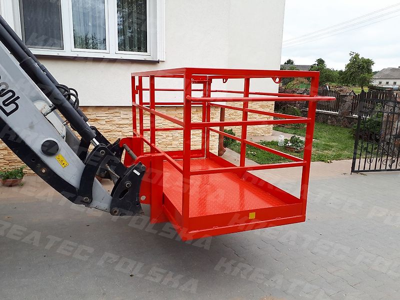 KREATEC Arbeitskorb, Arbeitsbühne 1,5m verzinkt