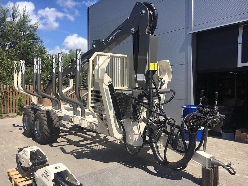 D&D Landtechnika Forstanhänger / Rückewagen 10 To