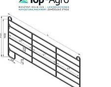 Top-Agro Trennwand Tor Panel 3,0m