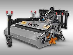 Jansen Traktor Kehrmaschine Jansen JK-130, Euroaufnahme, KAT.1+2, Palettengabel