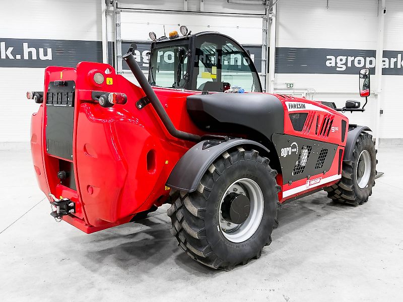 Faresin 9.70 HLS 74 telehandler with 7 ton and 8,8 m capacity, Joystick, pallet fork, bucket, 152 liter pump