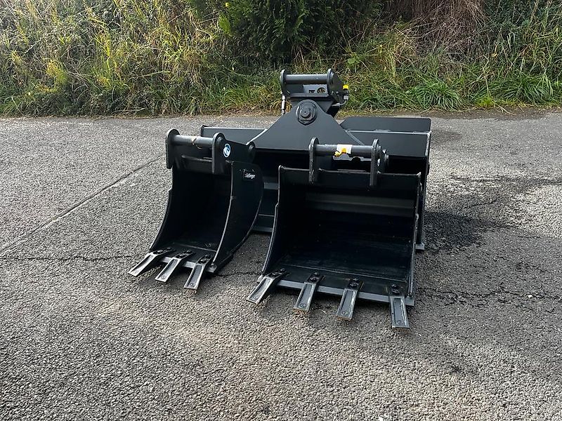 Tieflöffel 300 & 500 1x Grabenräumlöffel 1000 Hydr. Rädlinger