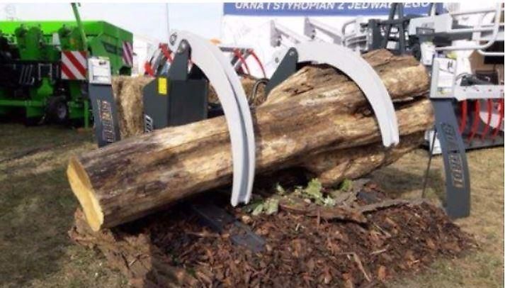 Sonarol Holzgreifer Holzzange Stammgreifer 1,2m mit versch. Aufnahmen