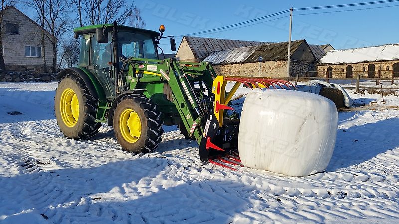 KREATEC Dungzange/Krokodil/Krokodilgebiss für Teleksoplader, 1,2 bis 2,8 m, Zinken FSDT aus Frankreich