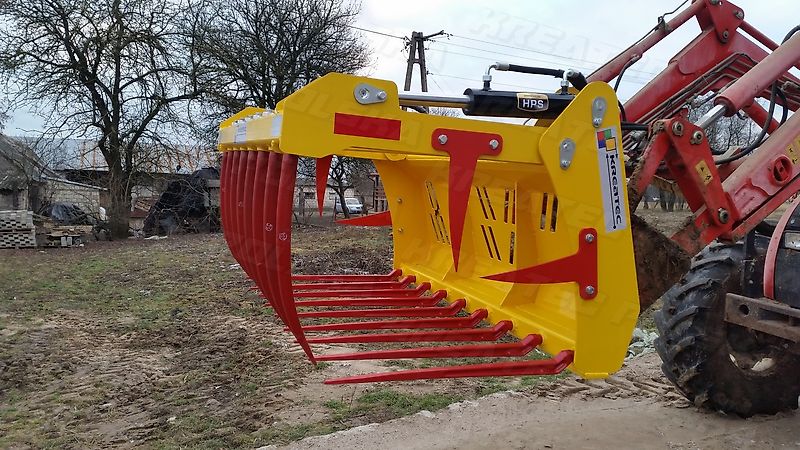 KREATEC Dungzange/Krokodil/Krokodilgebiss für Teleksoplader, 1,2 bis 2,8 m, Zinken FSDT aus Frankreich