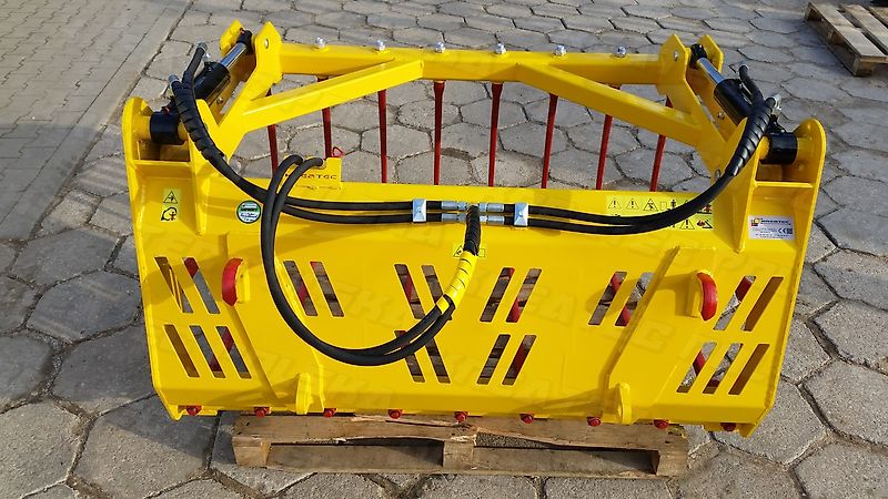 KREATEC Dungzange/Krokodil/Krokodilgebiss für Teleksoplader, 1,2 bis 2,8 m, Zinken FSDT aus Frankreich