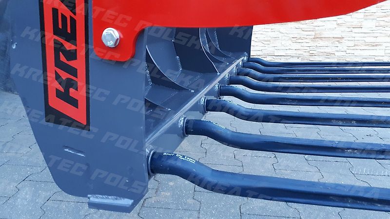 KREATEC Dungzange/Krokodil/Krokodilgebiss für Teleksoplader, 1,2 bis 2,8 m, Zinken FSDT aus Frankreich